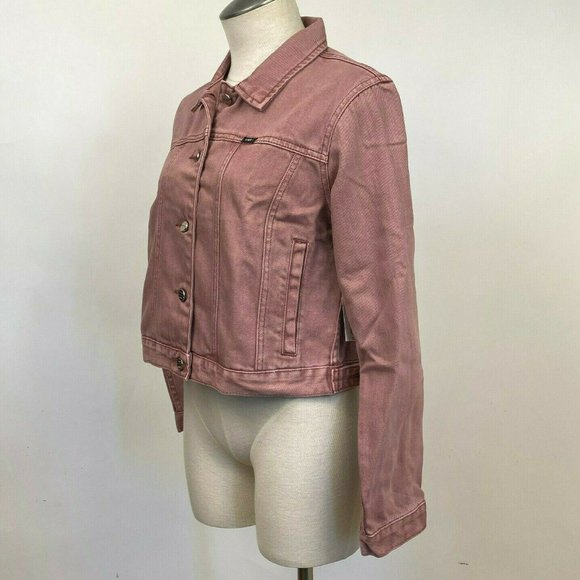 Obey Denim Jacket "Orchard" Mauve - Picture 3 of 7
